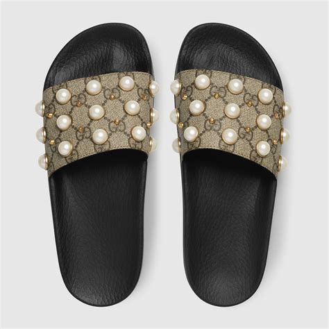 women's gucci slides with diamond shoes|women Gucci slides size 11.